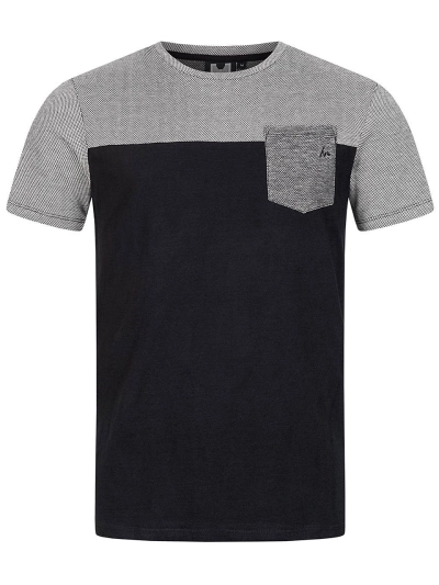 Pocket T-Shirt Black and Grey