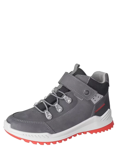 Boys Hook-and-Loop Boots Grey