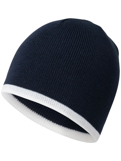 Beanie Blue and White