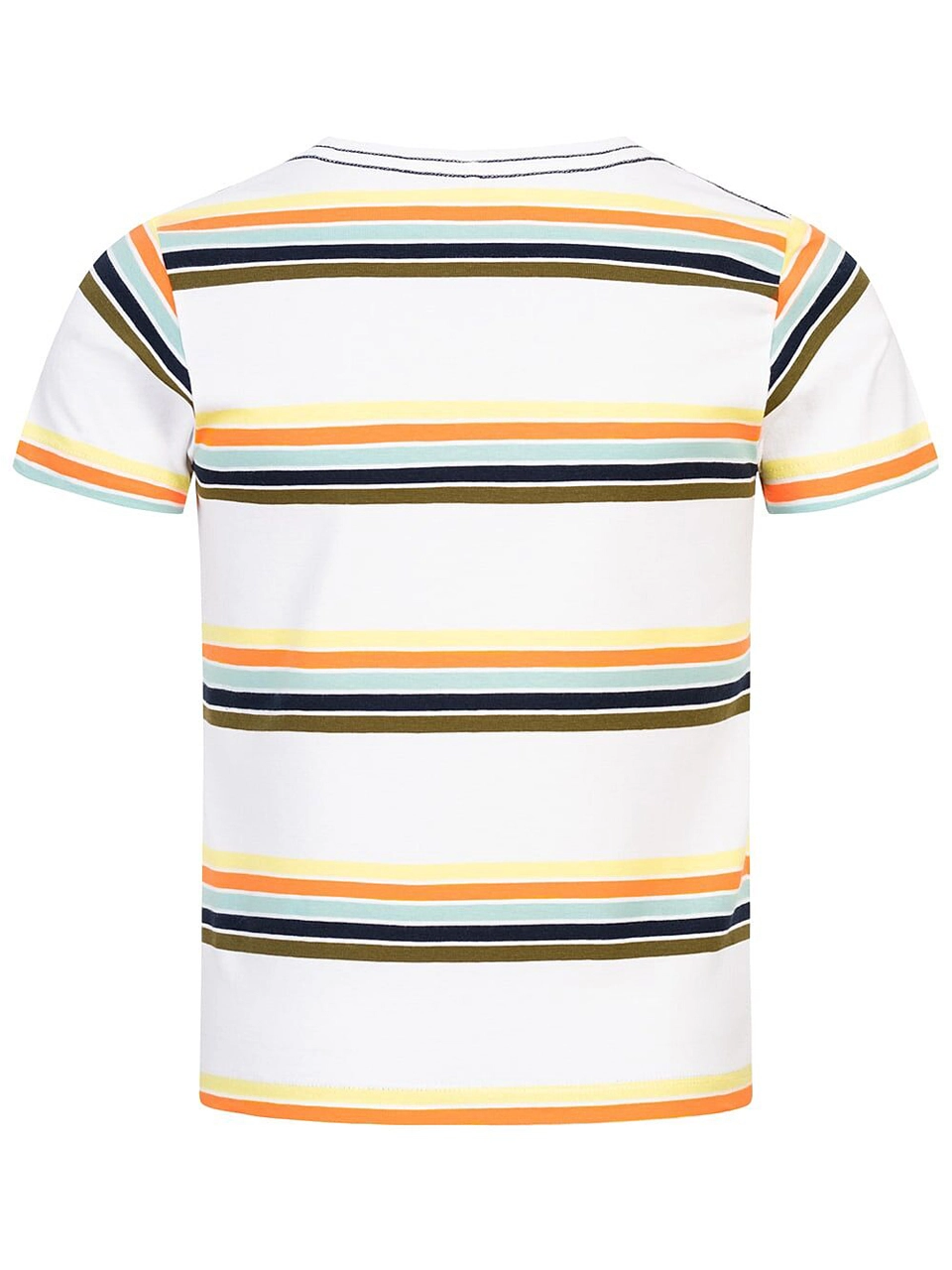 Boys Striped T-Shirt White 2