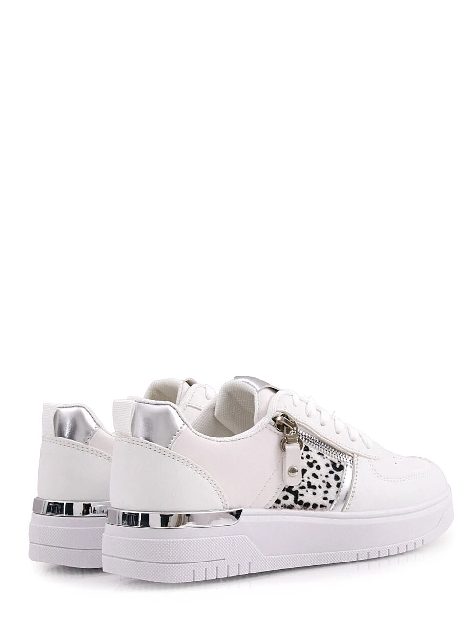 Leather Sneakers with Zip Fastener 2